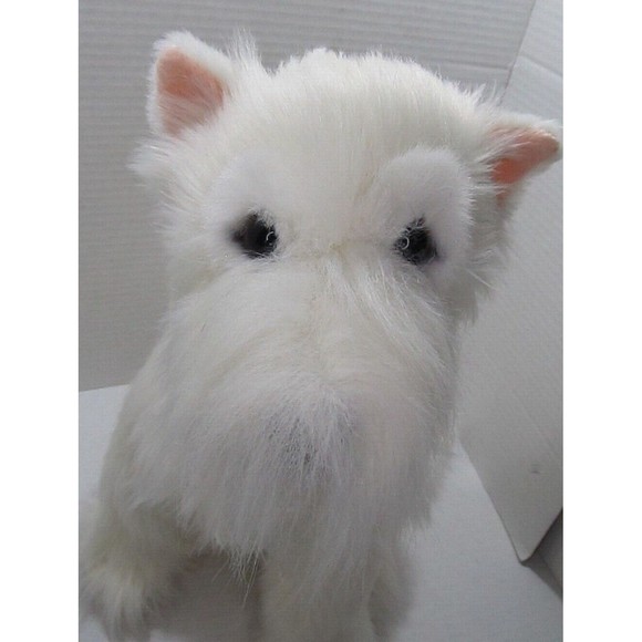 E & J CLASSICS Sitting WEST HIGHLAND TERRIER WHITE DOG 15" Realistic Westie - Picture 2 of 9